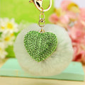 Jeweled High Heel Keychain With Pink Braided Wrist Strap view 3