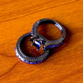 Fashion Women Ring Set With Deep Blue Zircon, Creative Hand Jewelry Accessories view 3