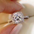 Exquisite Full Zircon Micro Pave Ring For Women European American Fashion Finger Accessory view 3