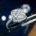 Exquisite Full Zircon Micro Pave Ring For Women European American Fashion Finger Accessory view 5