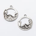 Zinc Alloy Mermaid Charm Pendant No.880215 for DIY Necklace Bracelet Jewelry Making view 3