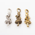 Zinc Alloy Girl Charm Pendant No.905697 for DIY Necklace Bracelet Jewelry Making view 5