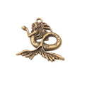 Zinc Alloy Mermaid Charm Pendant No.697681 for DIY Necklace Bracelet Jewelry Making view 2
