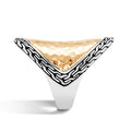 Vintage Statement Textured Enamel Ring Unisex European American Fashion Finger Jewelry view 3