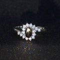 Creative Royal Blue Zircon Women Ring European Fashion Cross Border Jewelry Accessory view 8