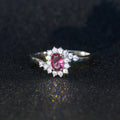 Creative Royal Blue Zircon Women Ring European Fashion Cross Border Jewelry Accessory view 6