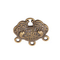 Zinc Alloy Safety Lock Charm Pendant No.327027 for DIY Necklace Bracelet Jewelry Making view 3