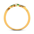 Simple Enamel Flower Ring For Women With Micro Pave Zircon Fresh Fashion Hand Jewelry view 4