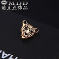 European American Vintage Leopard Head Brooch Shirt Suit Lapel Pin Unisex Clothing Accessory view 2