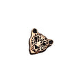 European American Vintage Leopard Head Brooch Shirt Suit Lapel Pin Unisex Clothing Accessory view 5