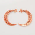 Filigree Crescent Moon Double Loop Connectors in Eight Finishes view 11