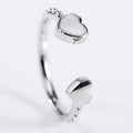 Simple Heart Open Ring Fashion Versatile Women's Finger Ring Jewelry view 2