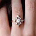 Rose Gold Micro Pave Zircon Women's Engagement Proposal Ring Fashion Jewelry Accessory view 2