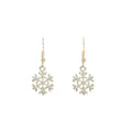 Cute Christmas Enamel Rhinestone Alloy Hook Set With Tree Reindeer Santa Snowflake Wreath Earrings view 5