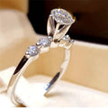 Simple Versatile Women's Diamond Ring, European Fashion Jewelry Direct From Manufacturer view 1