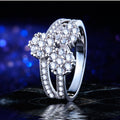 Gilded Shiny Minimalist Ring For Women, Japanese Korean Style Fashion Jewelry view 3