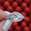 Hollow Openwork Rhinestone Ring For Women, Trendy Versatile Fashion Finger Jewelry view 1
