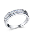 European Fashion Eternity Band Ring For Women, Super Sparkling Banquet Party Jewelry Accessory view 1