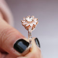 Creative Sunflower Zircon Ring For Women, European American Fashion Party Jewelry view 4