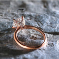 Classic Four Prong Simulated Zircon Ring Women's Fashion Hand Jewelry For view 5