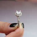 European American Pave Zircon Eight Hearts Eight Arrows Ring, Simple Fashion Womens Travel Souvenir Jewelry view 4