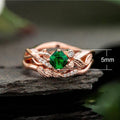 New European Fashion Women's Engagement Ring With Simulated Square Cubic Zirconia view 4