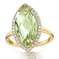 European Style Mysterious Purple Marquise Zircon Ring Fashion Engagement Proposal Jewelry view 4