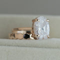 Oval Zircon Stone Inlaid Ring Simple Fashion Women's Stack Ring For Anniversary Jewelry view 4
