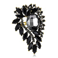 Alloy Rhinestone Glass Brooch Pin for Suits and Dresses view 5