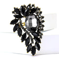 Alloy Rhinestone Glass Brooch Pin for Suits and Dresses view 2