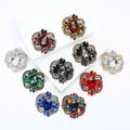 Alloy Glass Statement Brooch Pin For Dresses Coats And Formalwear view 1