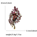 Alloy Rhinestone Glass Brooch Pin For Women's Clothing Accessories view 8