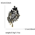 Alloy Rhinestone Glass Brooch Pin For Women's Clothing Accessories view 9