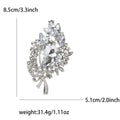 Alloy Rhinestone Glass Brooch Pin For Women's Clothing Accessories view 10