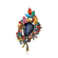 Alloy Rhinestone Glass Brooch Pin For Women's Clothing Accessories view 5