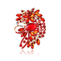 Alloy Glass Rhinestone Large Brooch Pin For Womens Apparel view 5
