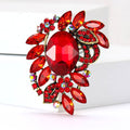 Alloy Medium Glass Brooch For Women's Suits And Formal Dresses view 2