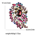Alloy Rhinestone Large Glass Brooch For Women's Shawls And Cardigans view 6