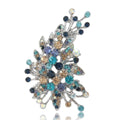 Glass Irregular Shape Brooch Pin For Suit Dress Decoration view 1