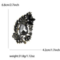 Alloy Rhinestone Glass Brooch Pin For Womens Clothing Decoration view 10