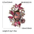 Alloy Rhinestone Glass Brooch Pin For Women's Fashion Clothing view 6