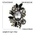 Alloy Rhinestone Glass Brooch Pin For Women's Fashion Clothing view 4
