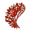 Alloy Rhinestone Large Glass Brooch Pin For Shawls And Cardigans view 5