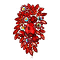 Alloy Large Glass Brooch Pin For Shawls And Cardigans view 5