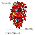 Alloy Large Glass Brooch Pin For Shawls And Cardigans view 4