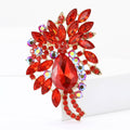 Alloy Rhinestone Glass Brooch For Shawls Suits And Coats view 2
