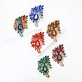 Alloy Rhinestone Glass Brooch For Shawls Suits And Coats view 1