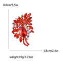 Alloy Rhinestone Glass Brooch For Shawls Suits And Coats view 6