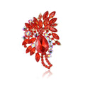 Alloy Rhinestone Glass Brooch For Shawls Suits And Coats view 5