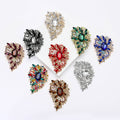 Alloy Rhinestone Large Glass Brooch For Suits And Cardigans view 1